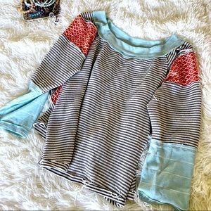 ❌SOLD❌ Ces Femme Patchwork Shirt